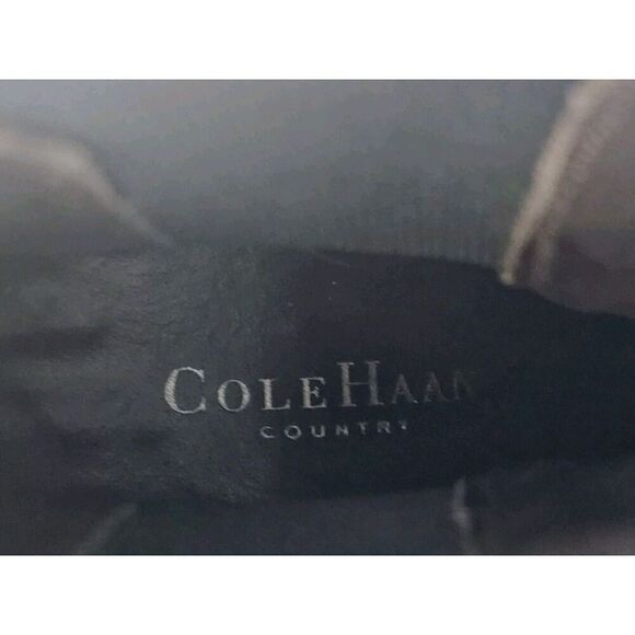 COLE HAAN Country Vibram Sole Brown Leather Ankle Boots Womens Size 6B - Picture 6 of 8